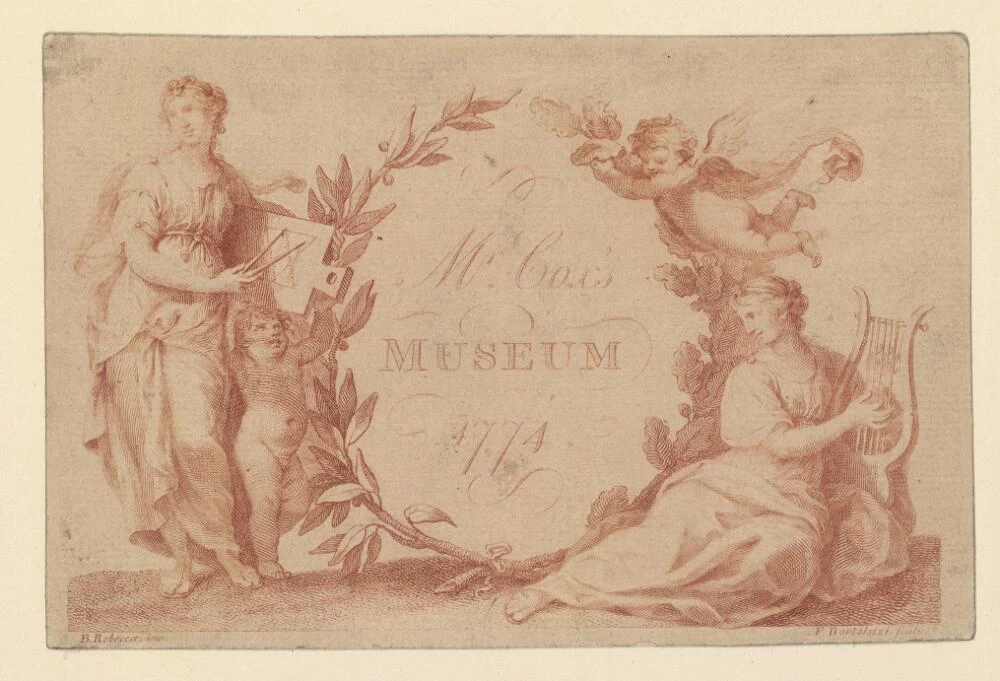 Biglietto del Museo di Cox, 1774